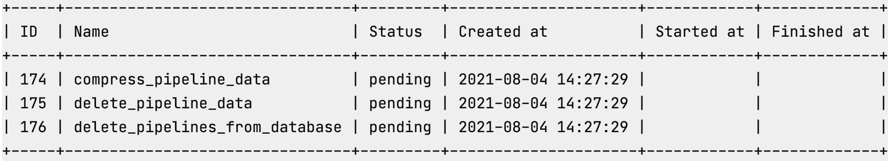 output pipeline details 22